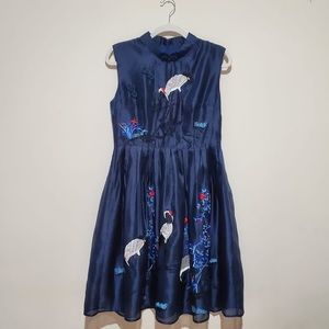 Amazing dress. Blue color